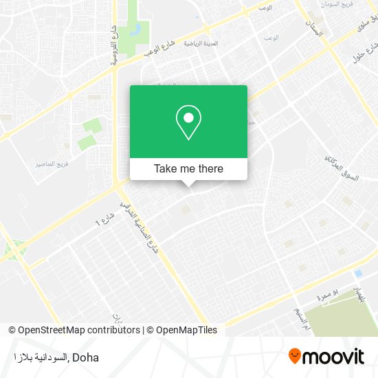 السودانية بلازا map