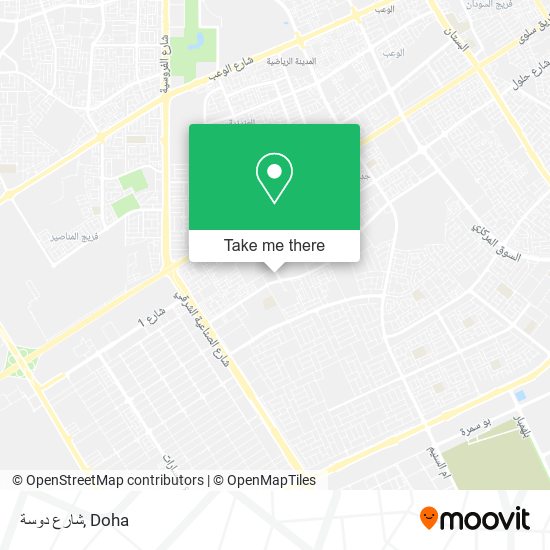 شارع دوسة map