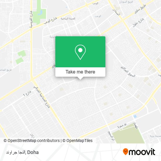 النجا جراوند map