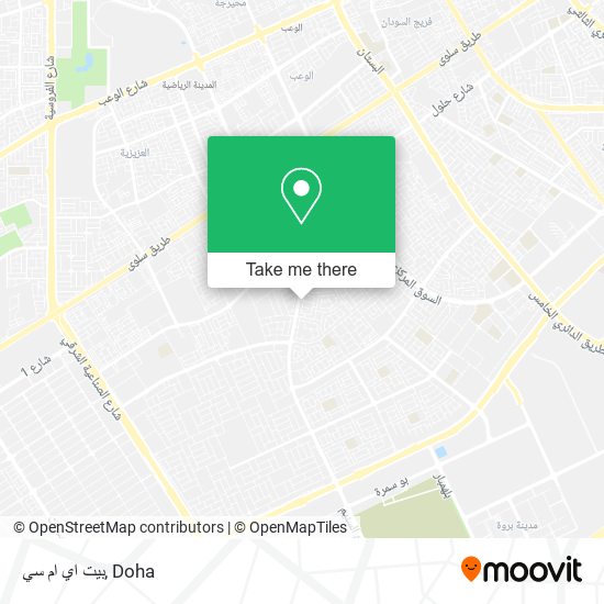 بيت اي ام سي map