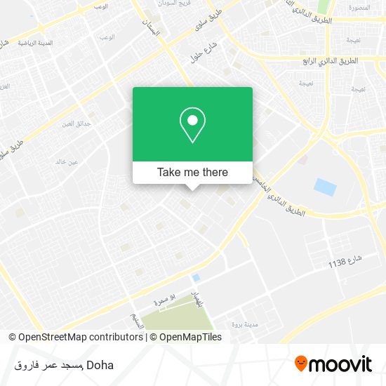 مسجد عمر فاروق map