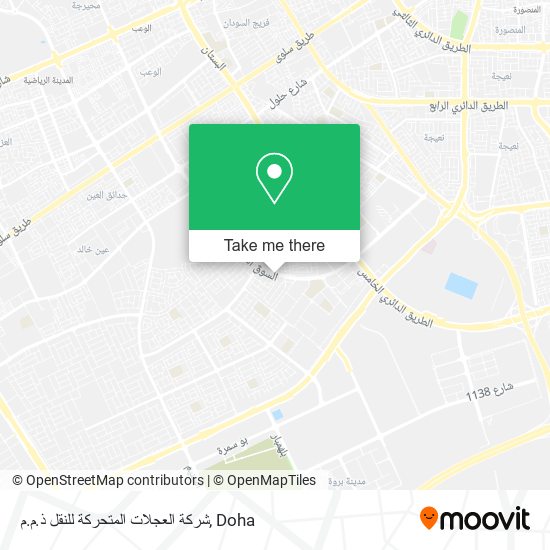 شركة العجلات المتحركة للنقل ذ.م.م map