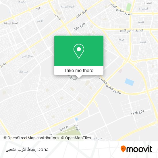 خياط الثوب الشعبي map