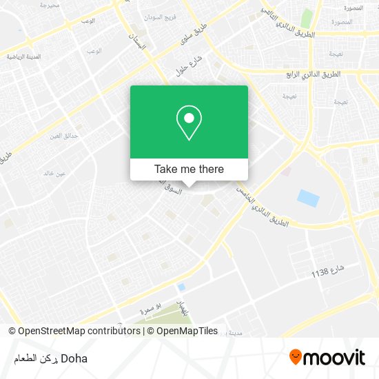 ركن الطعام map