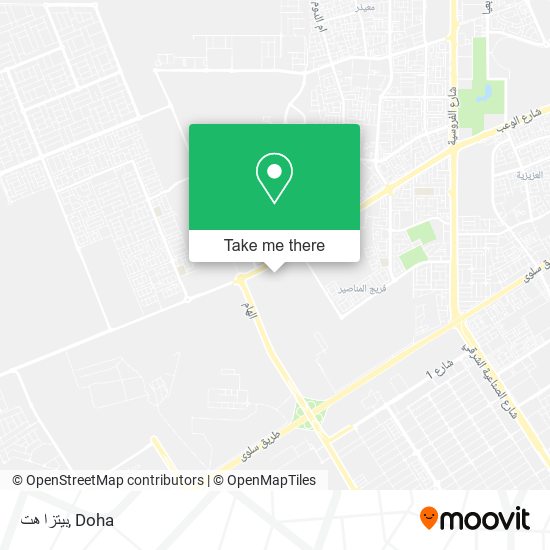 بيتزا هت map
