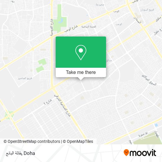 بقالة البائع map