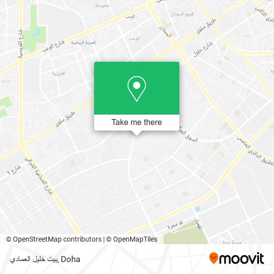 بيت خليل العمادي map