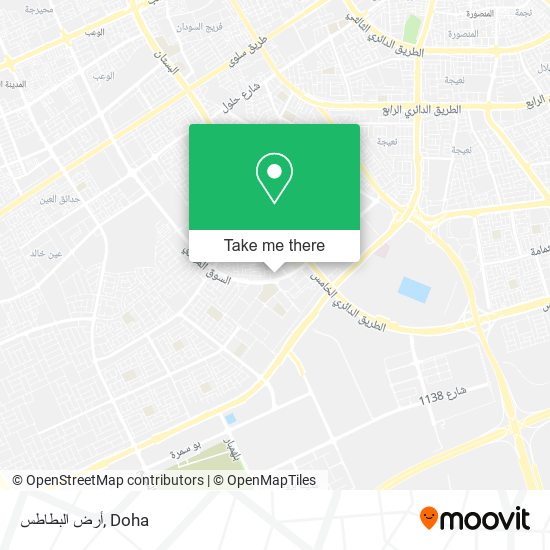 أرض البطاطس map