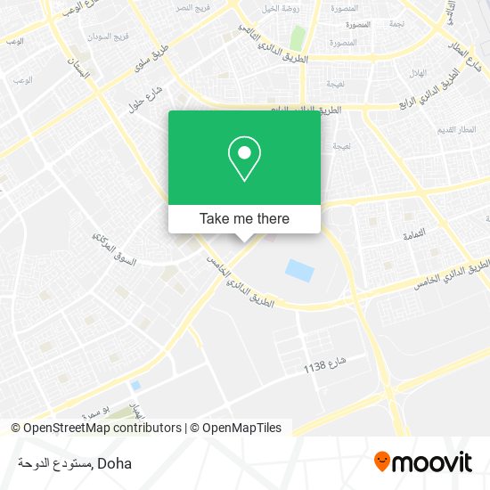 مستودع الدوحة map