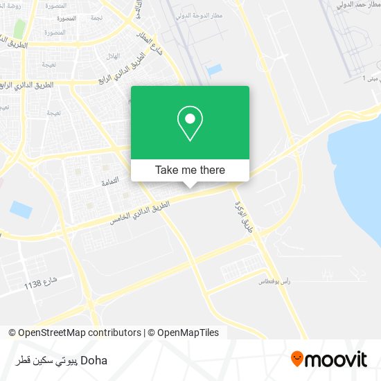 بيوتي سكين قطر map