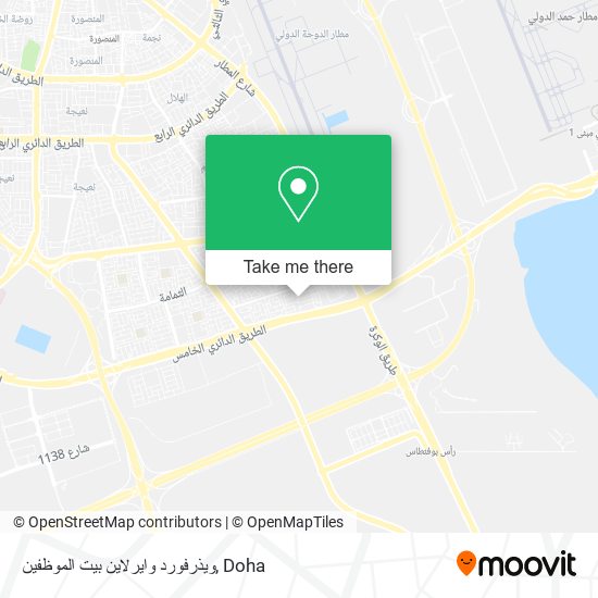ويذرفورد وايرلاين بيت الموظفين map