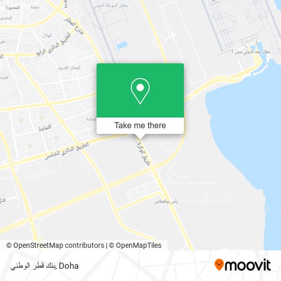 بنك قطر الوطني map