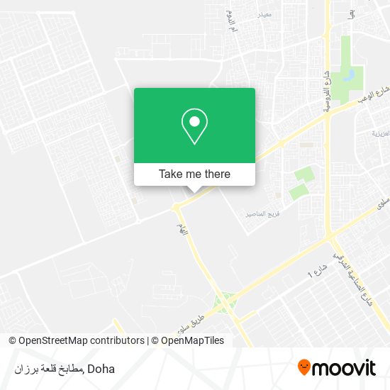 مطابخ قلعة برزان map