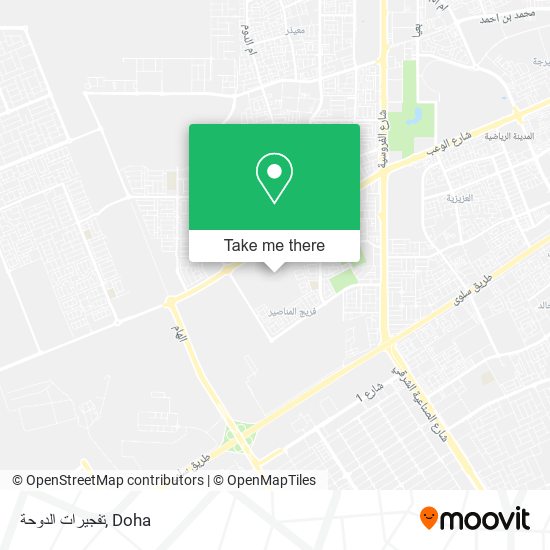 تفجيرات الدوحة map