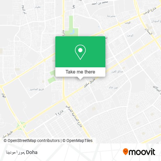 مورا مودينا map