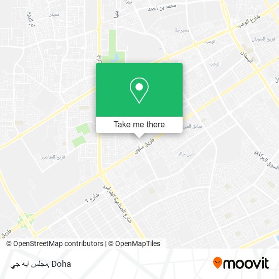 مجلس ايه جي map