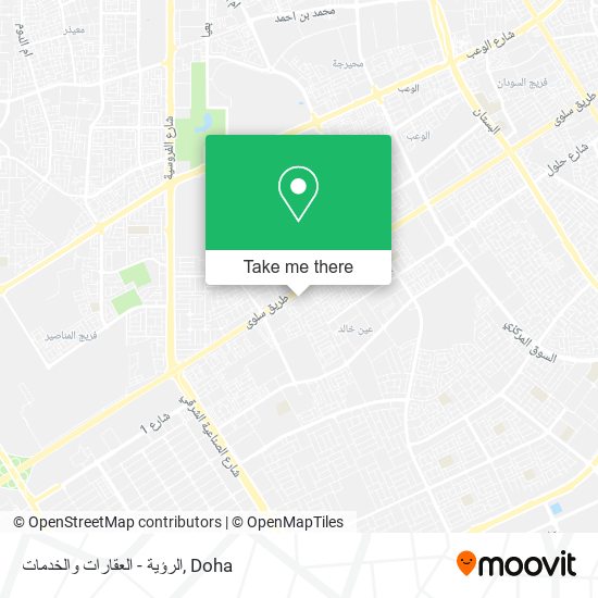 الرؤية - العقارات والخدمات map