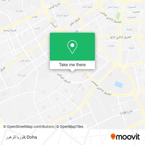 فلوريا للزهور map