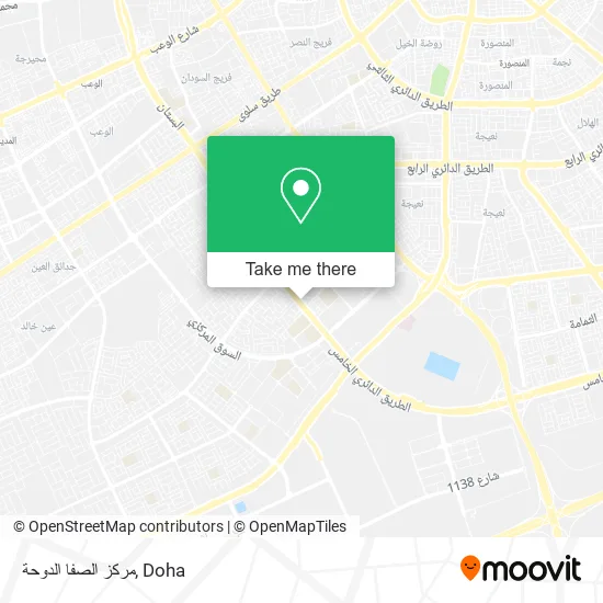 مركز الصفا الدوحة map