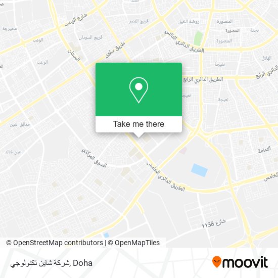 شركة شاين تكنولوجي map