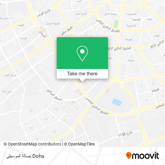 صالة الموسيقى map