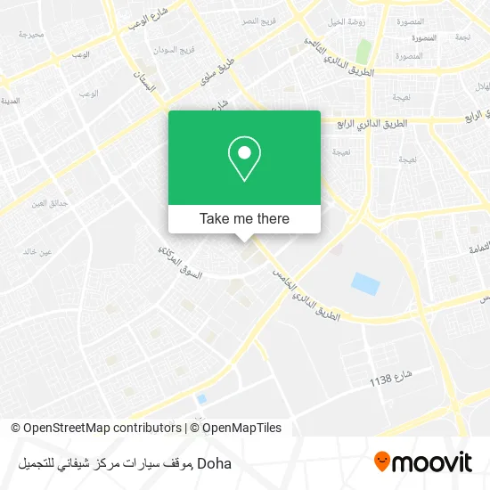 موقف سيارات مركز شيفاني للتجميل map