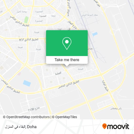 البقاء في المنزل map