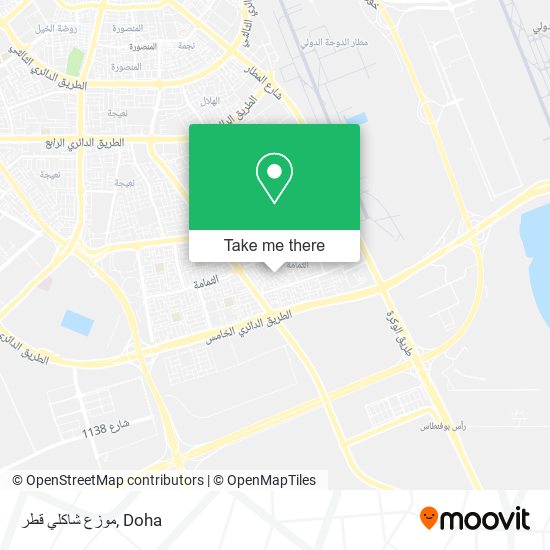 موزع شاكلي قطر map