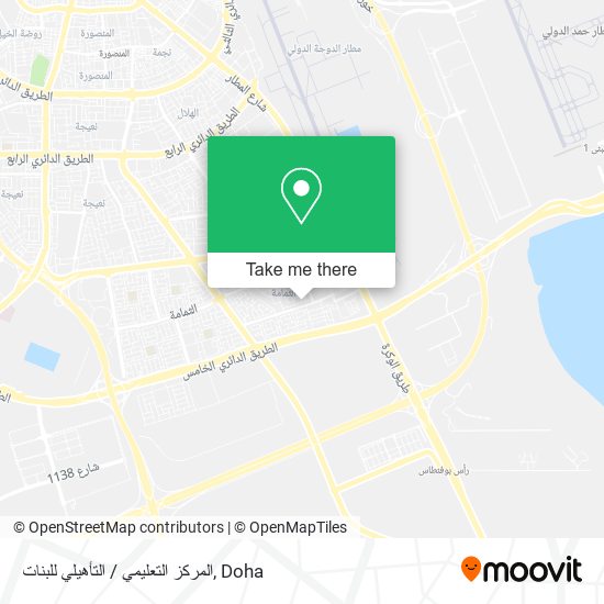 المركز التعليمي / التأهيلي للبنات map