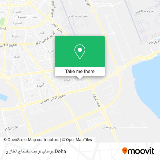 بومباي ترحب بالدجاج الطازج map