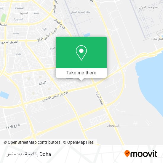 أكاديمية مايند ماستر map
