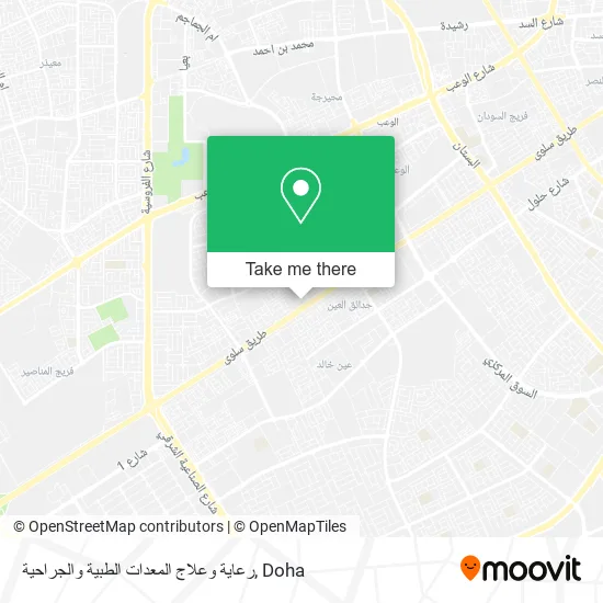 رعاية وعلاج المعدات الطبية والجراحية map
