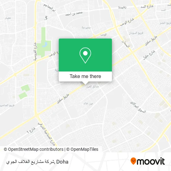 شركة مشاريع الغلاف الجوي map