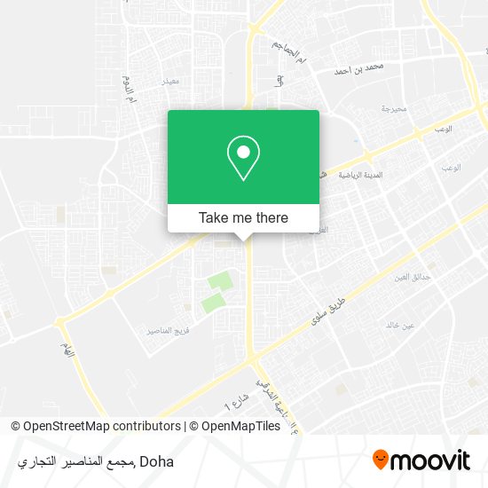 مجمع المناصير التجاري map