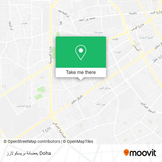 حضانة بريسكولارز map