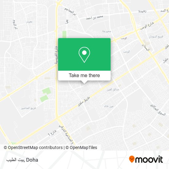 بيت الطيب map