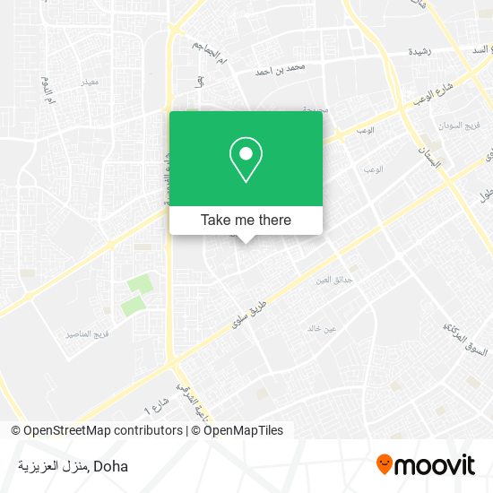 منزل العزيزية map