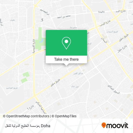 مؤسسة الخليج الدولية للنقل map