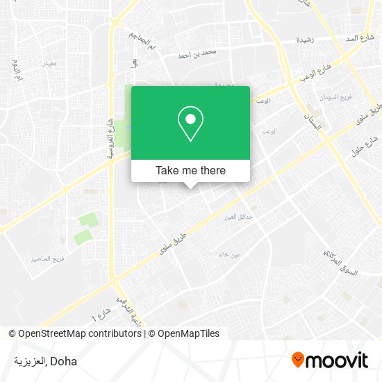 العزيزية map