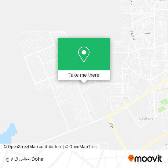 مجلس ال فرج map