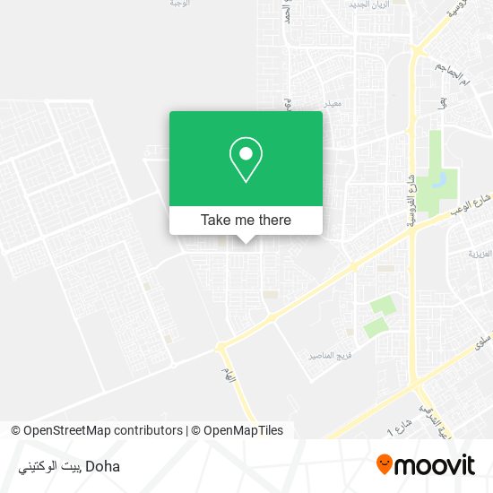 بيت الوكتيني map