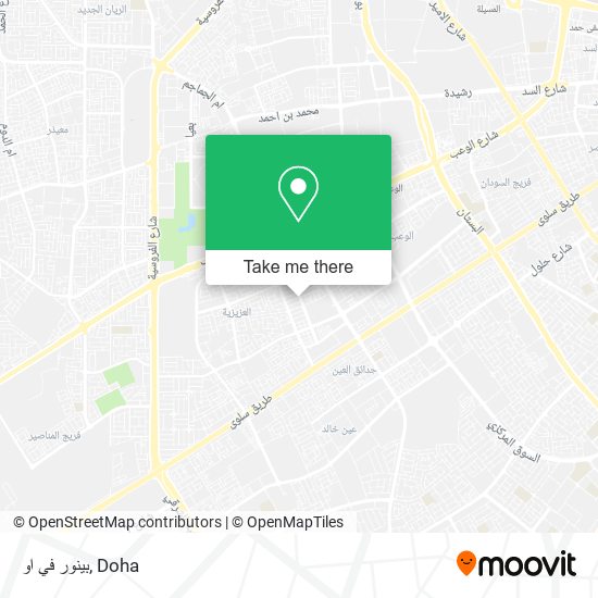 بينور في او map