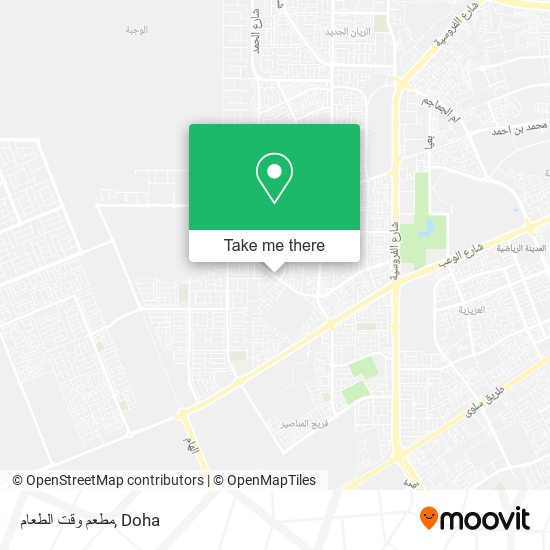 مطعم وقت الطعام map