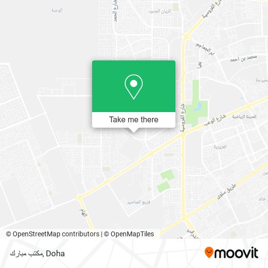 مكتب مبارك map