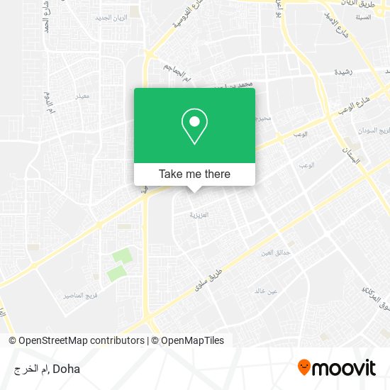 ام الخرج map