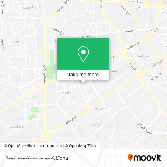 كومبيوسيرف للخدمات الأمنية map
