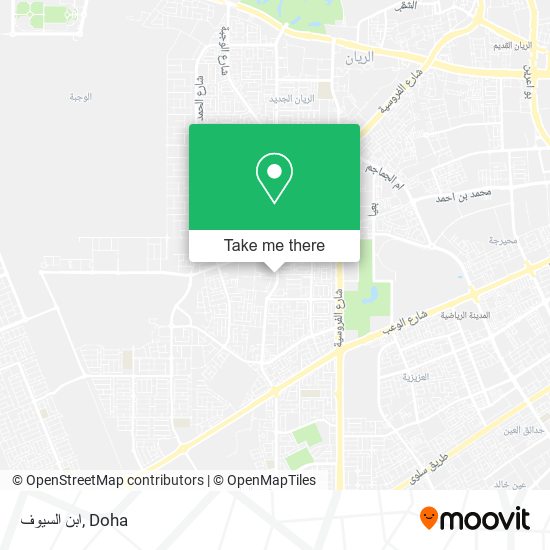 ابن السيوف map