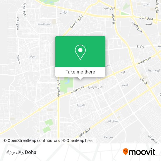 وافل بوتيك map