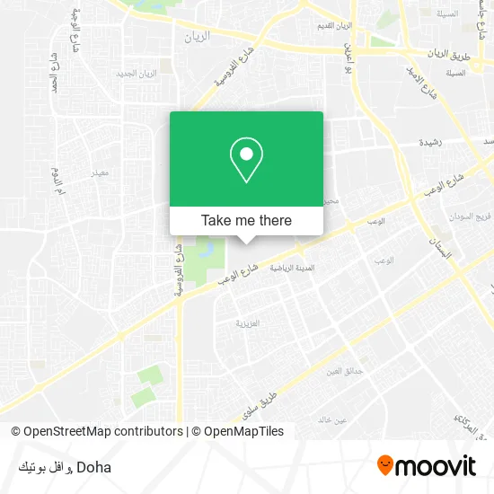 وافل بوتيك map