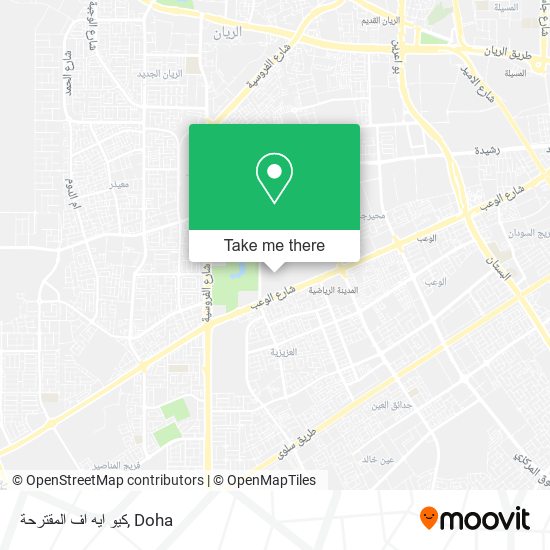 كيو ايه اف المقترحة map